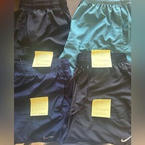 Nike Shorts in Black, Teal, & Navy